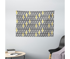 Style Art Tribal Wide Tapestry