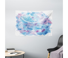 Dream Catcher Tribal Wide Tapestry