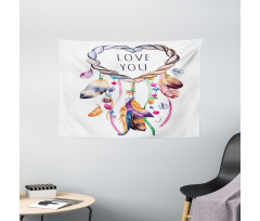 Dreamcatcher Boho Style Wide Tapestry