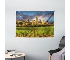 San Gimignano Vineyards Wide Tapestry