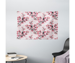 Nature Inspired Branches Wide Tapestry