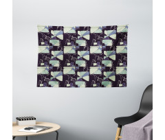 Geometric Soft Spring Wide Tapestry