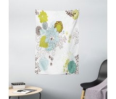 Pastel Romantic Ornament Tapestry