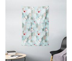 Valentines Birds Tapestry