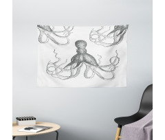 Animal Tentacles Marine Wide Tapestry