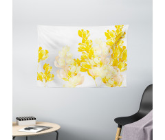 Wild Flowers Wide Tapestry