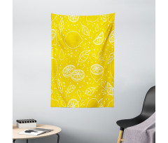 Juicy Lemons Tapestry