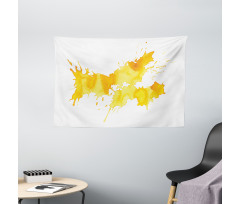 Color Splash Wide Tapestry