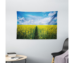 Floral Pathway Wide Tapestry