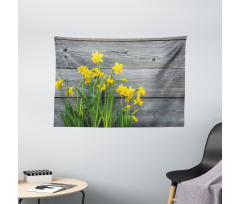 Daffodil Bouquet Wide Tapestry