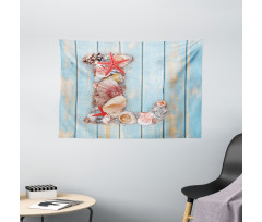 Ocean Inspired Theme Wide Tapestry