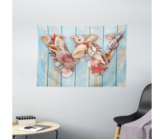 Oceanic Tropic Nature Wide Tapestry