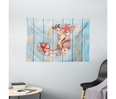 Tropic Rustic Summer J Wide Tapestry