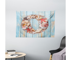 Nautical Life Inspired Wide Tapestry