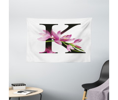 Blooming Kaffir Lily K Wide Tapestry