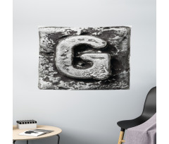 Capital Gothic Effect Wide Tapestry