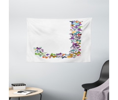 Alphabet Tropic Nature Wide Tapestry