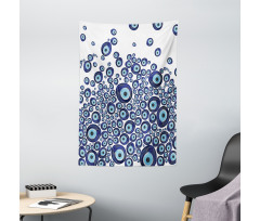 Blue Beads Luck Tapestry