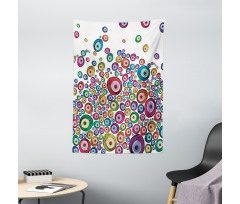 Evil Eye Pattern Tapestry