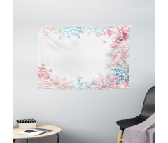 Winter Inspired Pastel Wide Tapestry