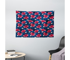 Exotic Flora Wide Tapestry
