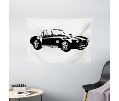 Sports Car Roadster Engine Wide Tapestry