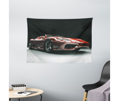 Automotive Industry Theme Wide Tapestry