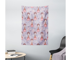 Princess Cups Tapestry