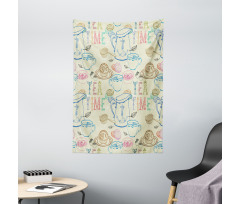 Kitchenware Sweets Tapestry