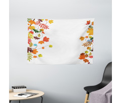 Maple Aspen Leaf Frame Wide Tapestry