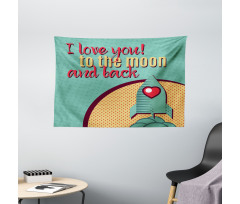 Rocket Love Fuel Wide Tapestry