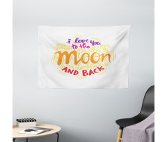 Forever Valentines Wide Tapestry