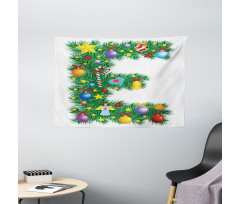 Capitalized E Big Star Wide Tapestry