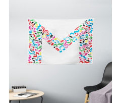 Notes Music Capital M Wide Tapestry