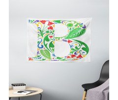 Capital B Spring Herbs Wide Tapestry