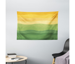 Wavy Lines Waves Earth Wide Tapestry