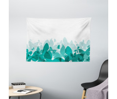 Spring Theme Abstract Wide Tapestry