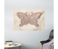 Ornament Abstract Butterfly Wide Tapestry