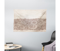 Mandala Paisley Pattern Wide Tapestry