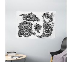 Composition Retro Wide Tapestry