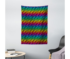 Digital Puzzle Style Tapestry