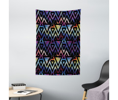 Galaxy Theme Lines Tapestry