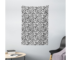 Grunge Electric Guitars Tapestry