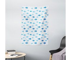 Geometric Net Design Dots Tapestry