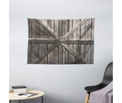 Old Door Rustic Life Wide Tapestry