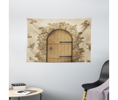 Wine Cellar Architecture Wide Tapestry