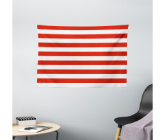 American Flag Design Wide Tapestry