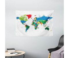 Colorful Political Wide Tapestry