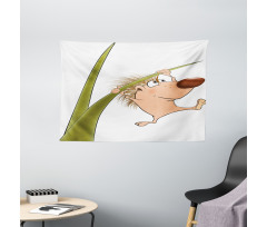 Small Hadgehog Wide Tapestry