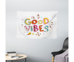 Colorful Fun Kids Wide Tapestry
